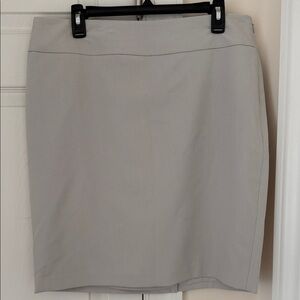 The Limited Light Gray Pencil Skirt